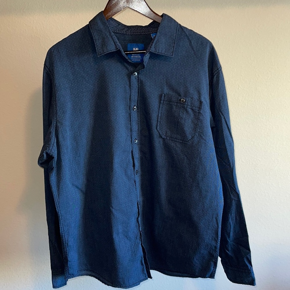 Michael Brandon Button Up